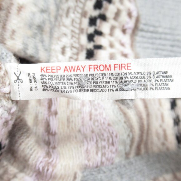 Anthropologie Daily Practice Turtleneck Sweater Dress Grey Motif Medium - Picture 8 of 12